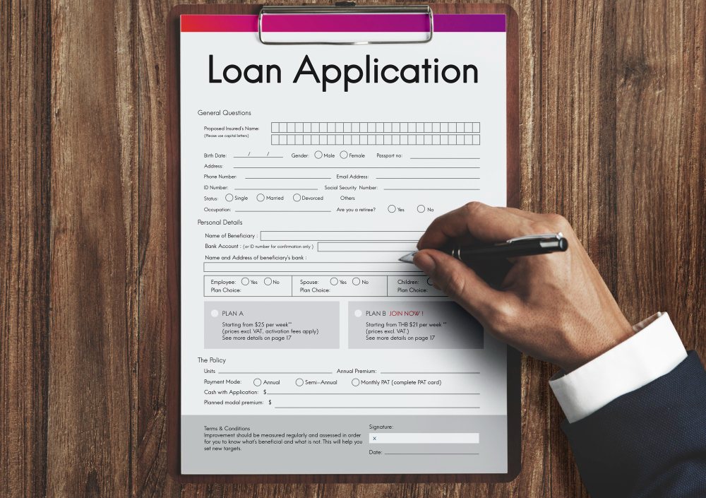 loan application form concept